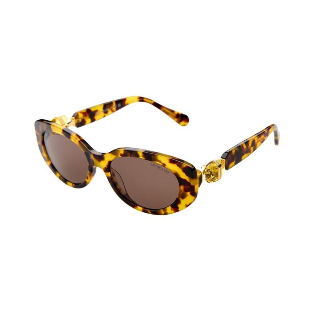 Swarovski Women's Sk600253-X 53Mm Sunglasses, Brown